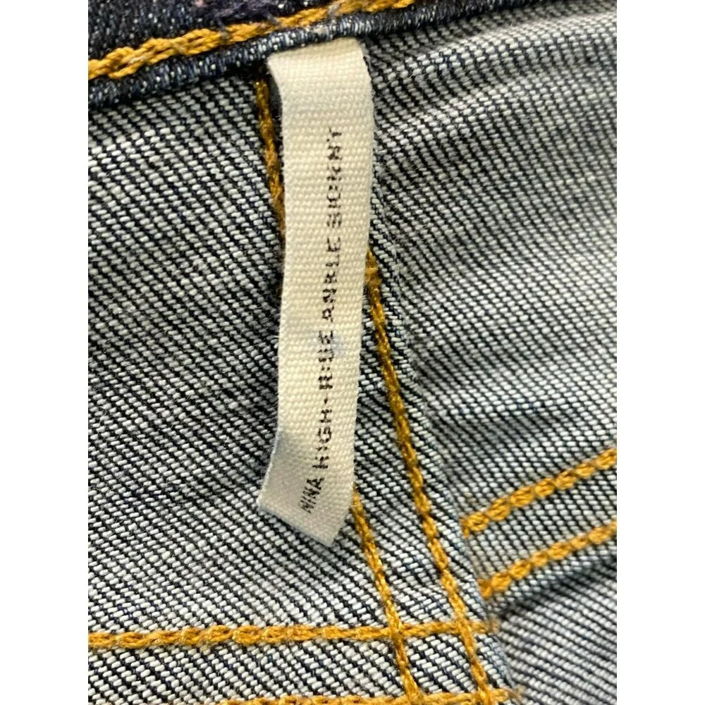 rag & bone Size 26 x 27 Nina High Rise Ankle Skinny Frayed Hem Distressed Knee - Picture 6 of 9